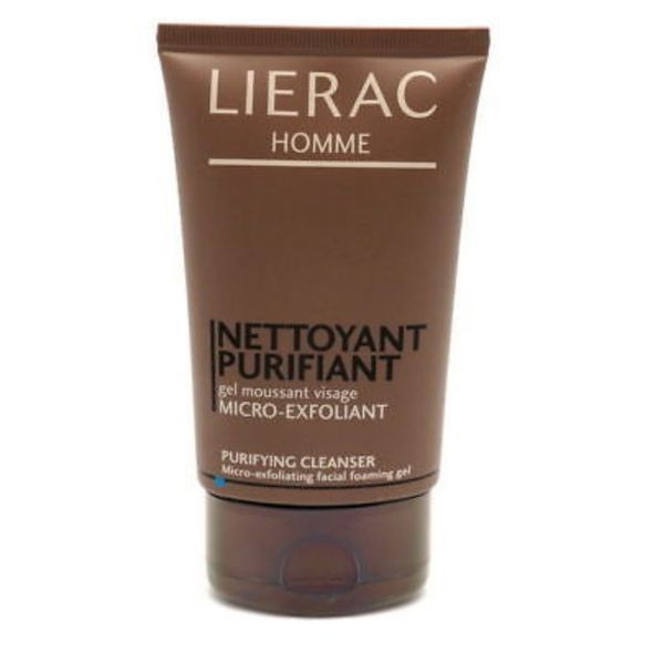 LIERAC Homme Purifying Cleanser Micro-Exfoliant Gel for Men, 3.6 oz Sealed!