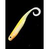 NOMURA Soft Lures Real Pulse Curly Tail 3 Inches Red Head Yellow