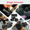 200PCS Pen Covers with 6PCS Grip Tape - SOTICA Machine Wrap Cover Black Pen Bags Pen Sleeves Machine Sleeves with Black Grip Wrap Self-Adherent Tape