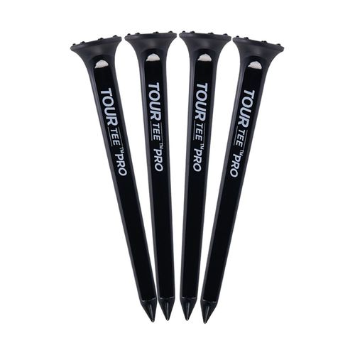 Golf Tee Toutee Pro Tour Tee PRO Black Limited Edition 4 Pack Long Black
