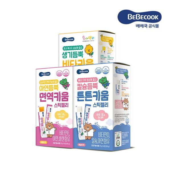 Bebecook Kiwoom Stick Jelly 2 boxes total 20g x 28 packets