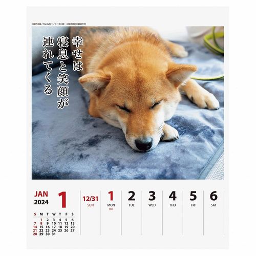 Art Print Japan 2024 Inugawa Ryu (Weekly Turning) Calendar No. 024