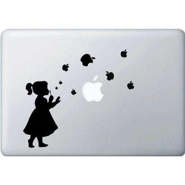 MacBook art sticker Apple Bubble Girl [parallel import goods]