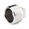 ERGAOBOY 10 Pcs 1/2" BSP Male Outer Square Thread Socket Pipe 304 Stainless Steel Plug Fitting