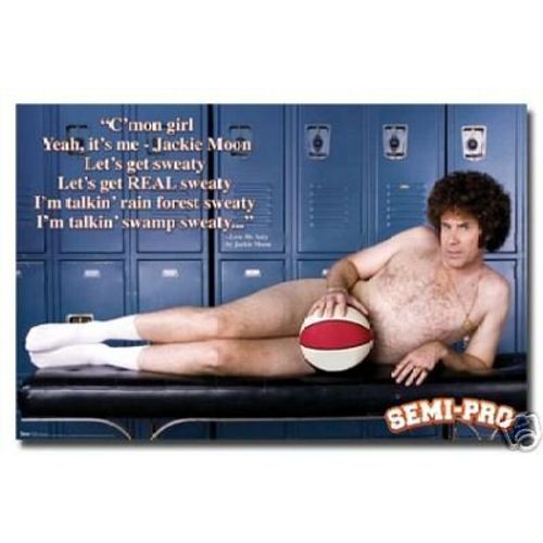 Funny Movie Poster Jackie Moon 24x36 inches