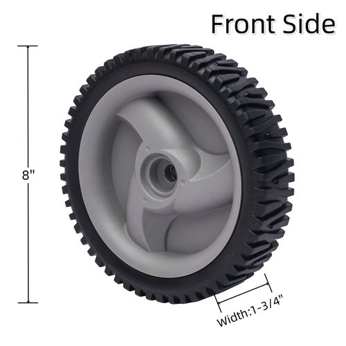 2 Pack Mower Front Drive Wheels for Craftsman Husqvarna 194231X460 401274X460 583719501 Wheel 8" X1-3/4