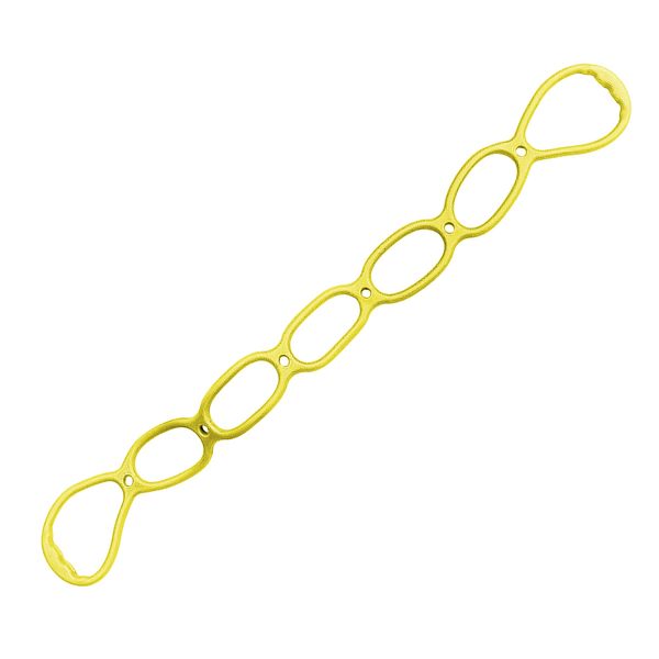 Walk at Home Resistance Bands 7 Ring Adjustable Resistance Bands for Working Out Home Workout Walking Exercise Workout Bands Fitness Program Exercise Bands Stretch Bands for Recovery, Yellow