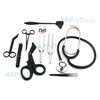 AAProTools Solid Black First Aid Kit Diagnostic/EMT Nursing MedicEMS Student Paramedic