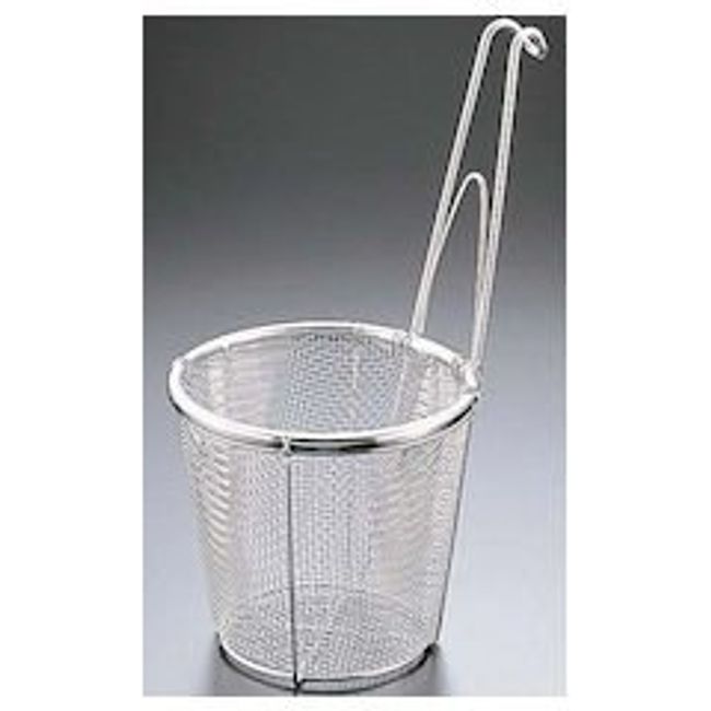 遠藤商事 18 – 8 Bottom Flat Boil, Strainer, Small anz02003