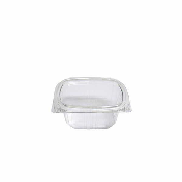 Koda Cup 6 oz. RPET Clear Hinged Meal Prep Food Storage Containers | 400/Case