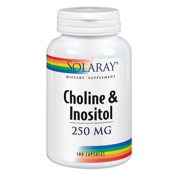 Choline & Inositol 250 mg 100 Caps By Solaray