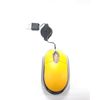 New Ultra Compact Retractable Cable USB Optical Mouse with Blue Led For CCTV DVR