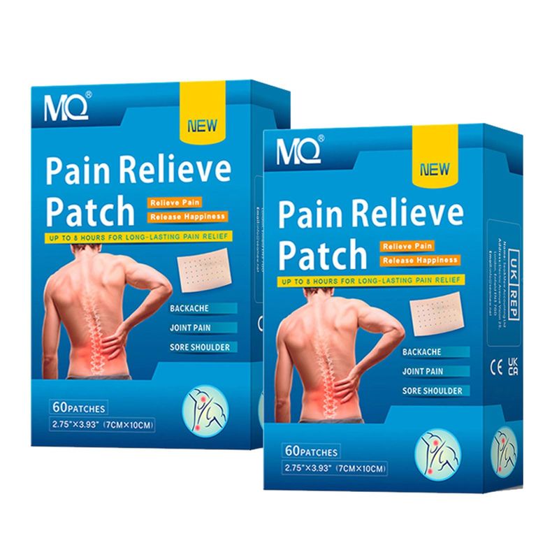 MQ 120 Count Pain Relief Patches, Pain Patches for Back, Heat Patches ...