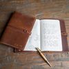 The Inventor Personalized Fine Leather Journal (Brown)