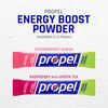 Propel Energy Boost Zero Calorie Powder Packets with Electrolytes and Caffeine, Raspberry Green Tea, (120 Pack)