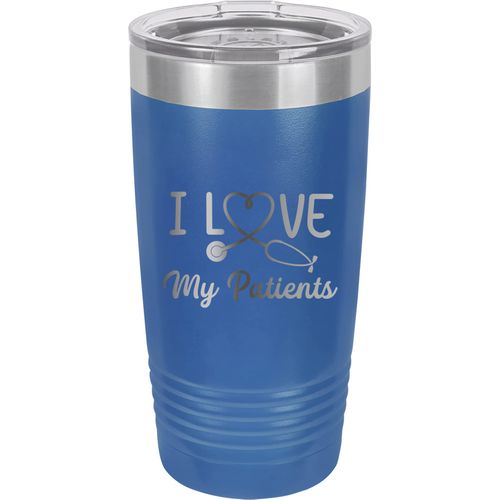 I Love My Patients - Nursing/Nurse - Stainless Steel Double-Wall Insulated Tumbler 20-Ounce Truck Car Travel Coffee Cup Mug with Lid