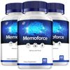 (3 Pack) MemoForce Brain Capsules - Memo Force Pills All-Natural Supplements