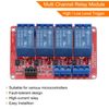uxcell DC 5V 4 Channel Relay Module High or Low Level Trigger Electronics Industrial Home Automation