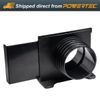 POWERTEC 70358 4 Inch Wall Mounting Blast Gate with Bracket, Threaded, 1 PK