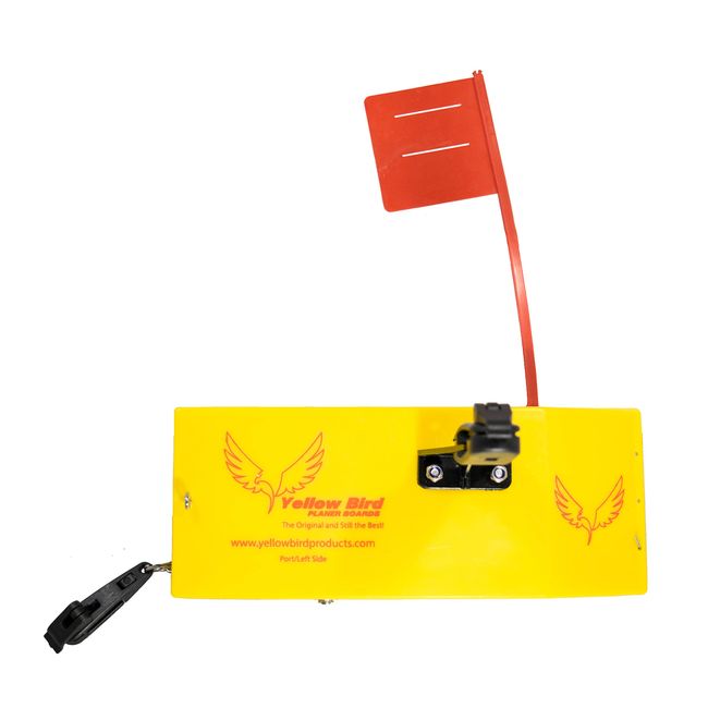 Yellow Bird Planer Boards Fishing Products Totally Redesigned New 8' Medium Planer Board, New Quick Grip Snap Releases