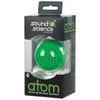 Sound Science Atom Glowing Wireless Bluetooth Mini-Speaker w/ LED Lighting Green