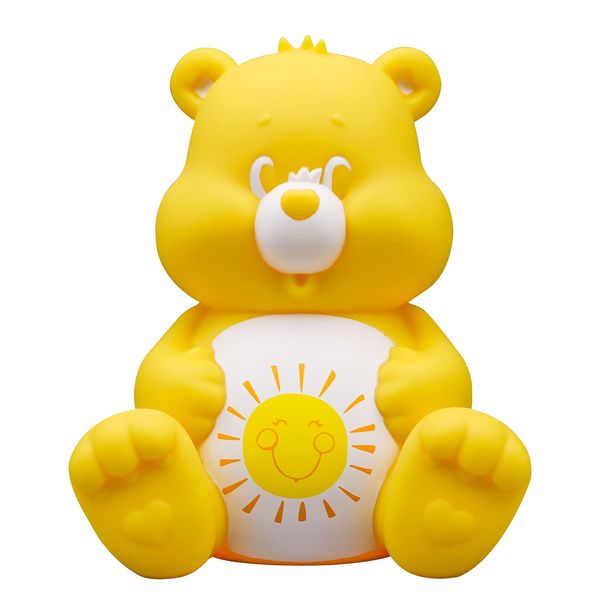 Care Bears Mood Light. Funshine Bear Character Shaped Soft Glow Night Light. Includes Iconic Care Bears Belly Badge. Officially Licensed Care Bears Merchandise. Baby Night Light.