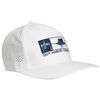 Guy Harvey Men’s Perforated Performance Trucker, Bright White, One Size