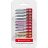 PB SWISS TOOLS E6.700CN 1/4HEX E6 Bit Series, Stepped Bit Set, Hexrobe, Plus, Hexagonal, Bit Holder Included, 10-Piece Set