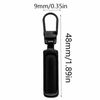 4-Piece Metal Zip Puller Replacement Set - Zipper Pulls for Purse, Clothes, Jeans, Suitcase & Luggage