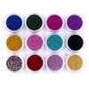 Minejin Nail Art Mini Beads 3D Colorful Caviar Charms Eye Decorations 12 Color Caviar Beads