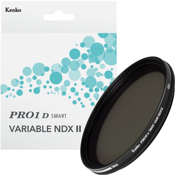 Kenko 014462 Pro1D Smart Variable ND Filter, NDX II, 2.6 inches (67 mm), ND3 - 32, No X-shaped Unevenness, ND3-450 Stepless Adjustment, Water Repellent, Oleophobic Coating, Made in Japan