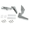 Spares2go Upper + Lower Integrated Door Hinge Kit for CDA Fridge Freezer