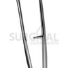 6 Jansen Ear Forceps 6.25" Bayonet Shape Serrated Tips