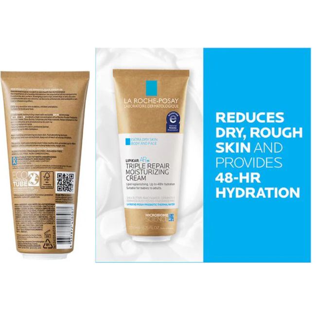 La Roche-Posay Lipikar Triple Repair Lotion, Body and Face Moisturizer