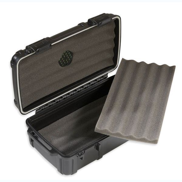 Herf-a-Dor Travel Humidor 10 Cigar Capacity - Durable, Airtight, Crushproof Travel Humidor