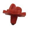 RAParts One Replacement Poultry Waterer Nozzle Nipple Horizontal Side Mount Tip
