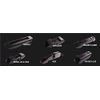22" + 22" PAIR OF FRONT AERO FLAT WINDSCREEN WIPER BLADES