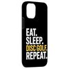 Eat Sleep Repeat Frisbee Golf Player Disc Golf Case for iPhone 12/12 Pro