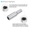 CoCud Impact Socket Adapter Set, 10mm, Socket Universal Joints Hex Shank Impact Driver Socket Adapter with 1/2" Drive - (Applications: for Cordless Drill, Impact Driver, Power Drill)
