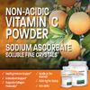 Non Acidic Vitamin C Powder Sodium Ascorbate Non GMO Soluble Fine Crystals - Healthy Immune System, Antioxidant and Cell Protection, 1 Kilogram (2.2 lbs, 35.3 Ounces)