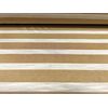 Soft Handle slub Single Jersey Fabric, per metre - Stripe - Light Brown & White