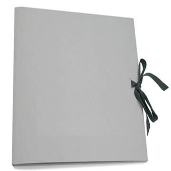 CREATIV DISCOUNT Portfolio Folder Made of Grey Cardboard, DIN A2