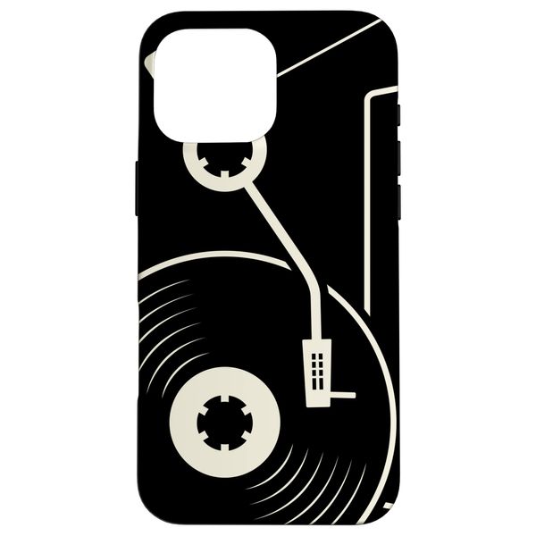 iPhone 16 Pro Max Cassette Tape Deck Recorder Record Player 80s Case