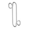 Metaltex "Radius Single Hook, Silver
