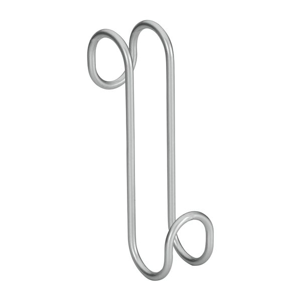 Metaltex "Radius Single Hook, Silver