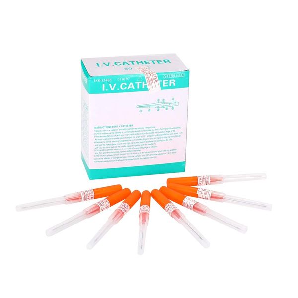 Ear Nose Piercing,DOWEI 50pcs 14G Piercing IV Catheter Kit Piercing for IV Start Kits,Body Piercing Tools,Piercing Supplies (14G)