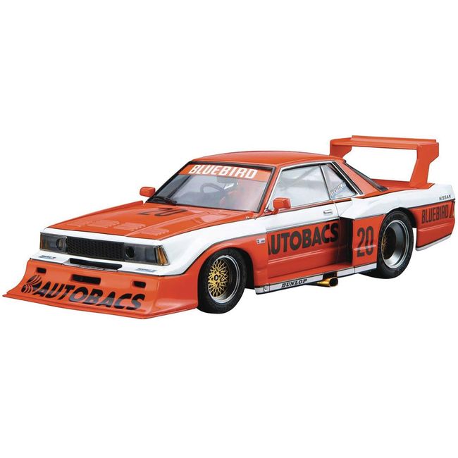 Aoshima Bunka Kyozai 1/24 The Model Car Series No.24 Nissan KY910 Bluebird Super Silhouette 1983 Plastic Model