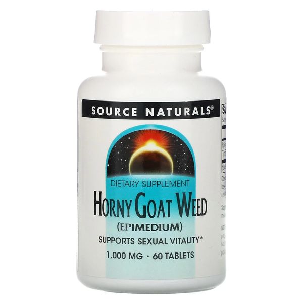 Source Naturals Horny Goat Weed, 1,000 mg, 60 Tablets