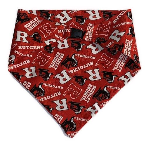Rutgers Scarlet Knights Dog Bandana (Small)