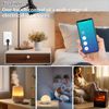 Smart WiFi Light Switch, No Hub Required, Compatible with Alexa and Google Assistant, Single Pole, White (Black)